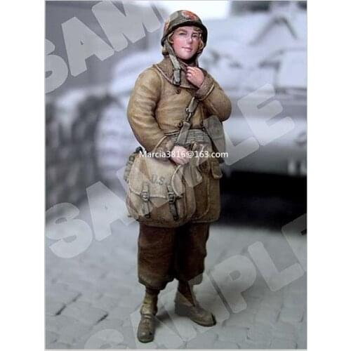 1/35 scale WW2 American female corpsman WWII miniatures Resin Model Kit figure Free Shipping