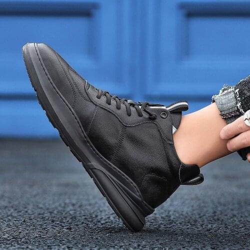 Shoes Mens Antiskid Outdoor High Top Mens Shoes Casual Zapatillas Hombre Chaussure Homme