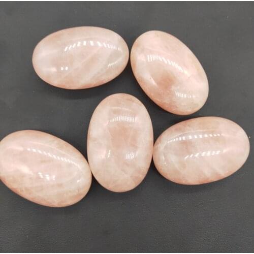 Natural Rose Quartz Palm Stone powder Pink Crystal Slice Chakra Tumbled Stone Reiki Healing Energy Stone