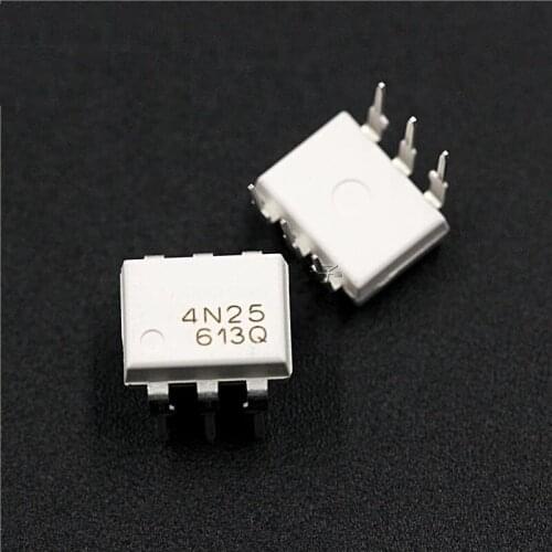 10pcs OPTOCOUPLERS 4N25 4N25M DIP 6