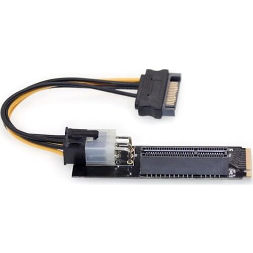 28EA Laptop External Graphics Card Adapter Builds eGPU Stand PCIe3.0 x4 Riser Cable for Laptop1060ti + Graphics