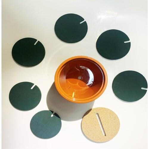 DIY Cactus Coaster Non-slip Thermal Insulation Environmental Protection Tea Mat Home Storage Desktop Multifunctional Decoration