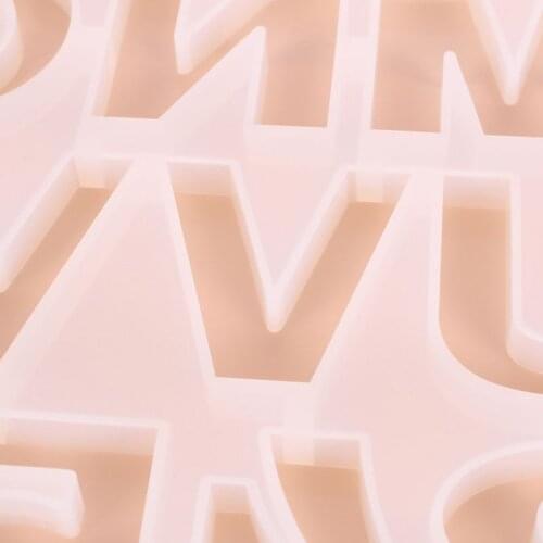 Crystal Epoxy Resin Mold Capital Letters Pendant Casting Silicone Mould DIY Crafts Jewelry Making Tools