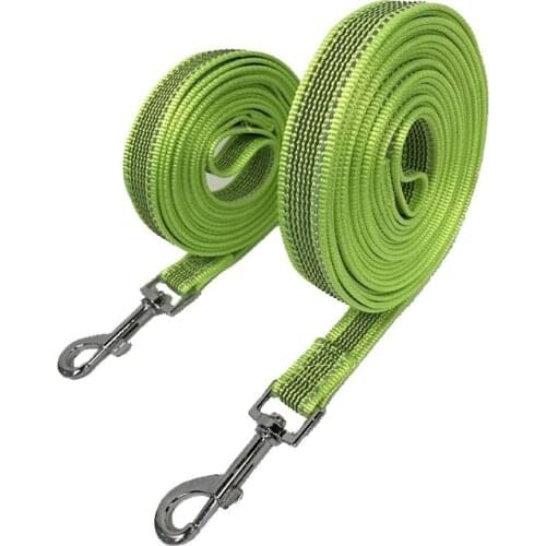 3m 5m 10m 15m Dog Leash long Pet Lead Non-Slip Rubber Training Walking Rope Reflective Dog Leashes For Small Medium Large Dogs