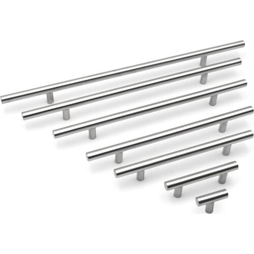 50mm-450mm Stainless Steel Kitchen Door Cabinet T Bar Handle Pull Knob cabinet knobs furniture handle cupboard drawer handle
