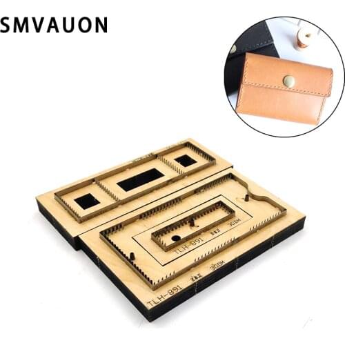 Diy Leather Die Cutting New Short Wallet Laser Mold Punch Tool Suitable For Die Cutting Machines
