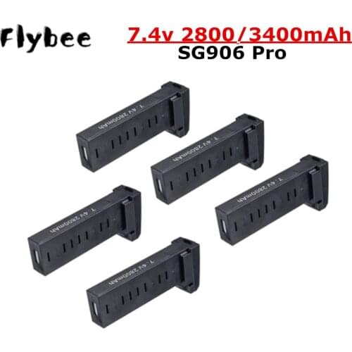 SG906 Pro 2 Pro2 X7 Pro Drone 7.4V 2800mAh 7.6V 3400mAh Lipo battery accessories SG906Pro Drones Battery 1pcs to 3pcs