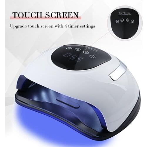UV LED Lamp For Nails Dryer Manicure Nail Lamp 4 MODE with Motion Sensing LCD Display Timer Setting Curing Poly Nail Gel Polish