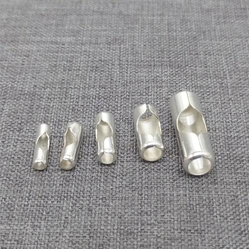 5 Pieces of 925 Sterling Silver Ball Chain Clasps Bead Chain Connector