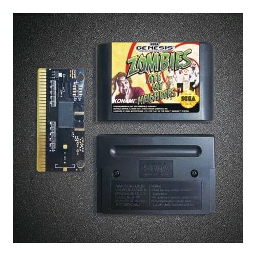Zombies Ate My Neighbors - 16 Bit MD Game Card for Sega Megadrive Genesis Video Game Console Cartridge