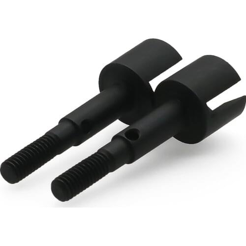 2x #45 steel material front wheel axle for rc hobby model car 1:10 HPI Venture FJ Cruiser crawler upgraded parts