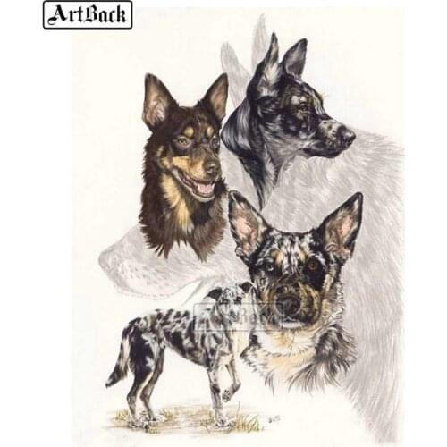 5d diy diamond painting dog full square drill diamond embroidery hound picture 3D diamond mosaic rhinestone painting animal