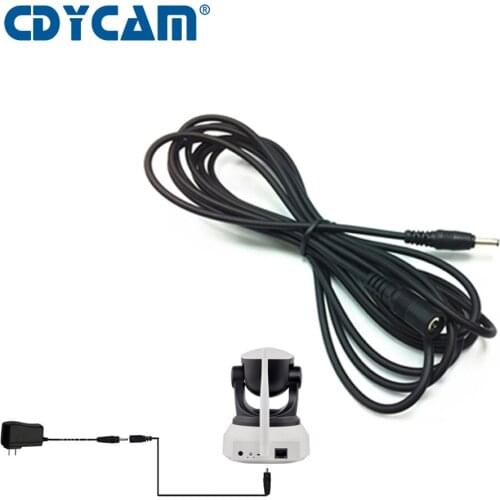 Cdycam New Power Adapter Expansion Cable 5V2A 3.5 * 1.35mm CCTV Accessories Camera Power Extension Cable 1m 3m 5m 10m Optional