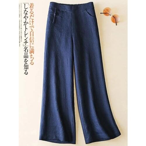 Женские льняные брюки Cexvbyj China At AliExpress