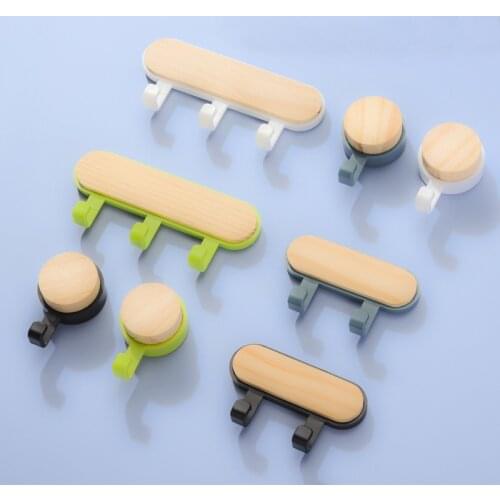 Decorative Wall Wood Hooks Coat Scarf Bag Hanger Kitchen Accessories Organizer Hook Home Decor Storage Rack Behind Door Hook