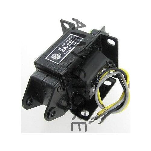 MQ6-3N SA-3502 AC 220V 3kg Force 20mm Stroke Pull Type Solenoid Electromagnet