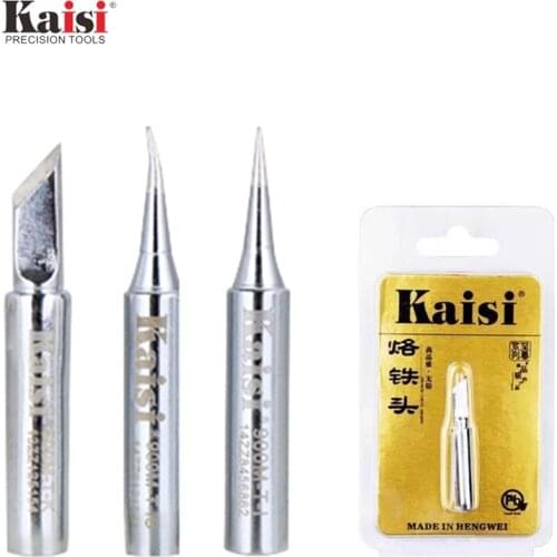 Kaisi Luxury Quality 900M-T Lead Free Soldering Iron Head Solder Tip Welding Head Soldering Tools for 936 Soldering Rework