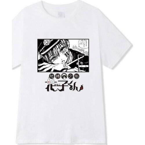 Classic Japanese Anime Toilet Bound Hanako Kun T Shirt Funny Manga Print T-shirt Summer Comfortable Breathable Ulzzang Tee Tops