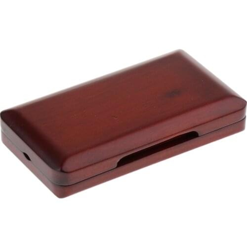 Maple Wooden Oboe Reed Case Holder Box for 3 Pieces of Reeds Size 95 x 50 x 14mm/3.74 x 1.97 x 0.55inch