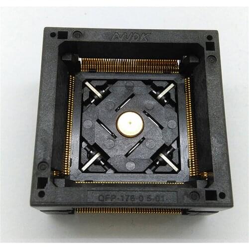 KZT QFP176 TQFP176 LQFP176 OTO-176-0.5-06 Burn in test socket pitch 0.5mm open top programming adapter IC test socket