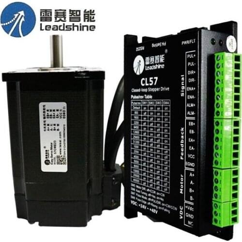 Leadshine Nema 23 2 Phase Closed loop stepper motor CL57+57CME13 1.3N.m easy servo Motor and driver