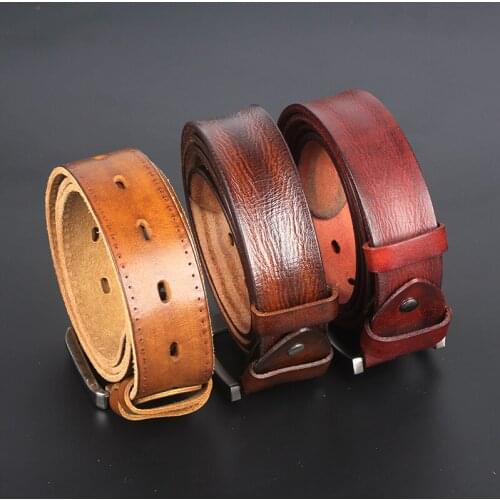 2021The New Classic Retro All-Match Leather Light Body Buckle Simple Pin Belts For Women Fashion Jeans Femal