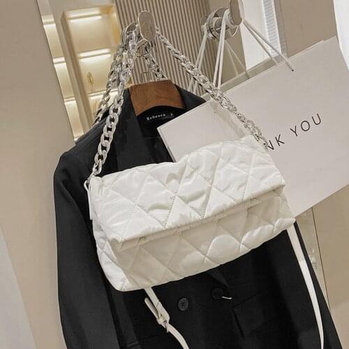 New Fashion Women Handbags Space Pad Cotton Down Tote Female Shoulder Bags Messenger Bag luxury designer bag