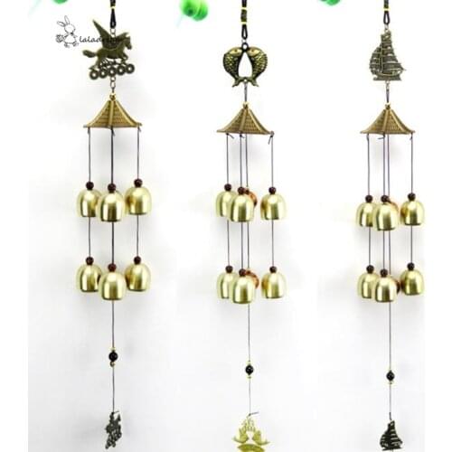 Wind Chimes Yard Antique Amazing Garden copper Bells Windchimes hanging decorations