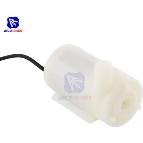 Diymore DC 2.5-6V 3WMini Submersible Pumps DC Motor Pump 80-120L/H Micro Brushless Magnetic Driving Pump