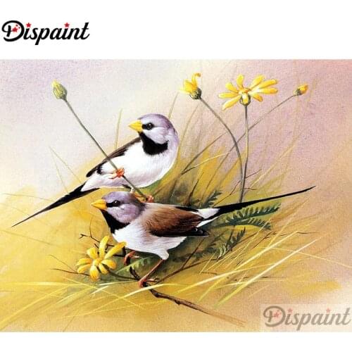 Dispaint Full Square/Round Drill 5D DIY Diamond Painting "Animal bird" Embroidery Cross Stitch 3D Home Decor Gift A12300