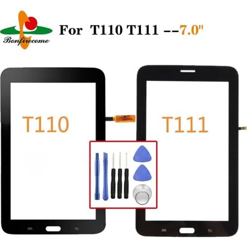 Touchscreen For Samsung Galaxy Tab 3 Lite 7.0 SM-T110 T110 SM-T111 T111 Touch Screen Digitizer Front Glass Touch Panel