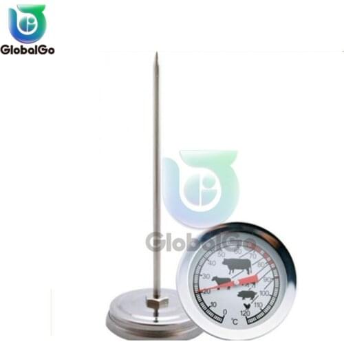 Steel Barbecue BBQ Smoker Grill Thermometer Temperature Gauge Celsius Household Thermometers
