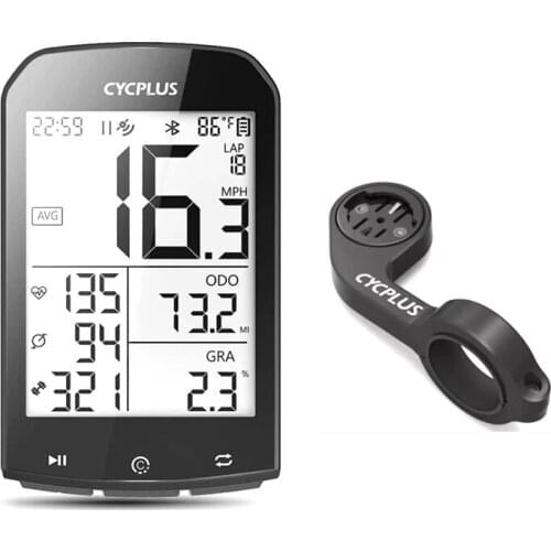 CYCPLUS M1 Bicycle GPS Computer Cycling Bicycle Speedometer Outdoor Sports Speed Cadence Sensor Odometer,Computer Mount