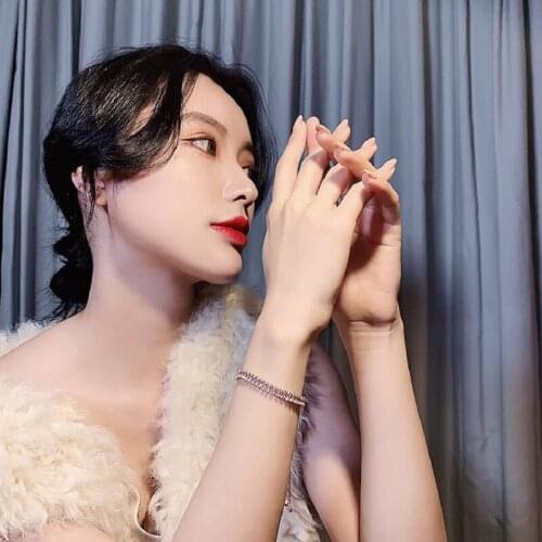 High Sense Zircon Bracelet Female Ins Tide Design Girlfriends Sisters Couple Bracelet Internet Name Temperament Bracelet