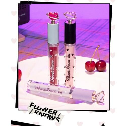 Cherry Love Series Glasting Water Film Mirror Lip Glaze Women Beauty Liquid Lipstick Lipgloss Lip Makeup Professional Cosmetic
