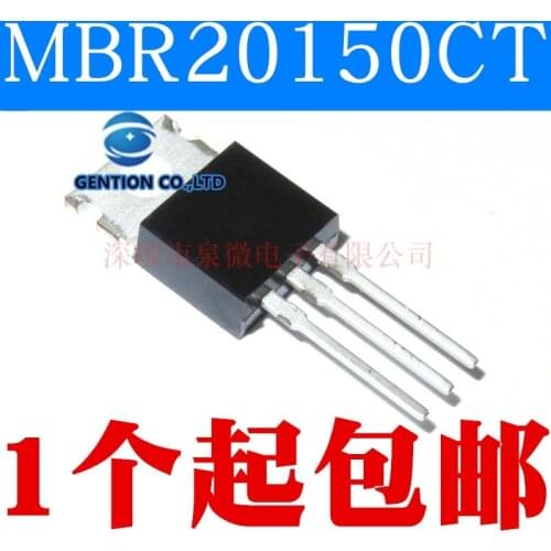 10PCS Bunt MBR20150CT B20150G 20 a schottky rectifier diode TO 150 v-220 in stock 100% new and original