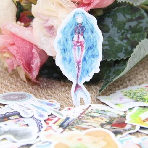 36 pcs own sticker package Aesthetic Sen department account notebook car luggage skateboard motorcycle stickers childrens toys