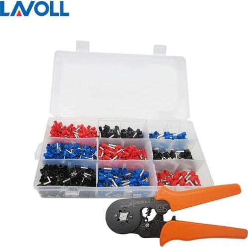 885pcs/lot E2510 E4012 E6012 cooper Ferrules kit Copper Crimp Connector Insulated Cord Pin End Terminal