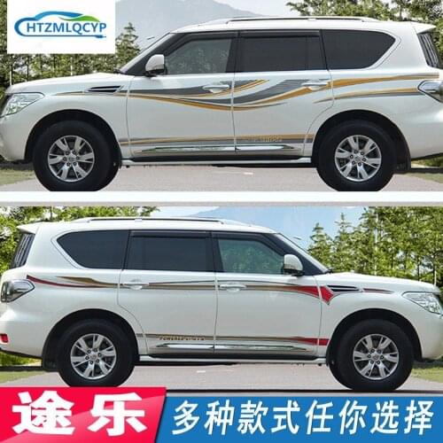 Car stickers FOR Nissan Patrol Y62 2012-2021 Fashion custom decals for exterior decoration