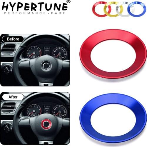 Car styling New 3D steering wheel aluminium alloy Sticker case for Volkswagen SCIROCCO AMAROK TRANSPORTER ARTEON CADDY CARAVELLE