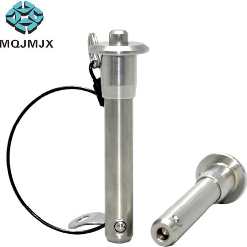 MQJMJX Quick Release Pins Button Handle Ball Lock Pins Stainless Steel DIA 8mm Length10 15 20 25 30 35 40 50 55 60 70 80 90 100