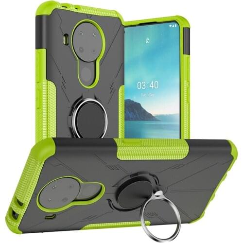 4 in 1 Magnetic Ring Case For Nokia 3.4 Back Cover Nokia 3.4 Case Shockproof Armor Car Holder Cover For Nokia 3.4 Case Cover