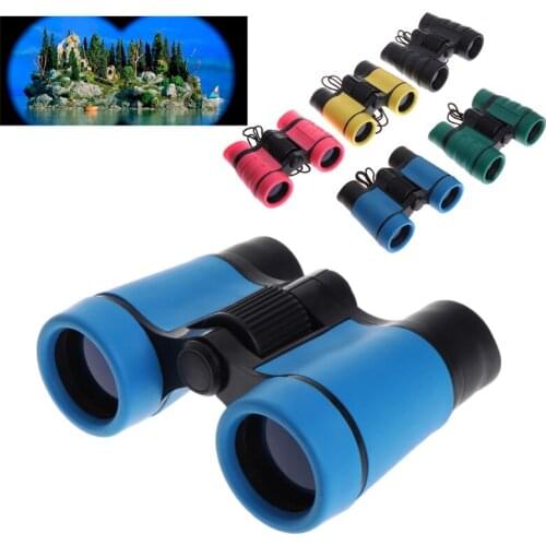 4x30 Plastic Children Binoculars Telescope For Kids Outdoor Games Toys Compact