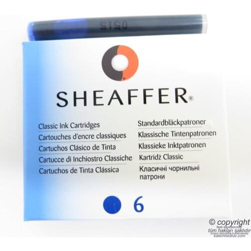 Sheaffer Blue Cartridge 6'lı Package | Sheaffer Cartridge