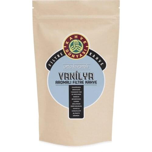 Kahve Dünyası Flavored Filter Coffee with 3 Flavors with vanilla hazelnut caramel flavor. 3-piece set or one-by-one purchase