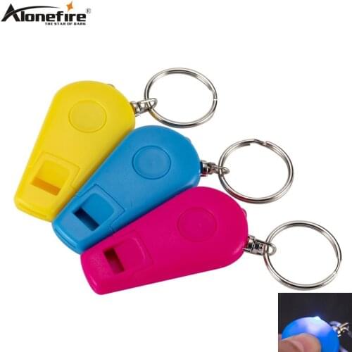 Alonefire Y01 2pcs Mini Pocket Keychain Flashlight Micro LED Outdoor Camping Ultra Bright Emergency Key Ring Light Torch Lamp