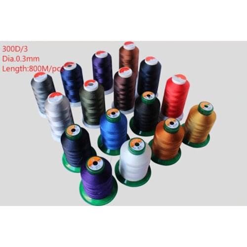 300D/3 Dia.0.3 High Strength Bonded Nylon Sewing Thread 800M/spool For Upholstery Outdoor Market Drapery Beading Luggage