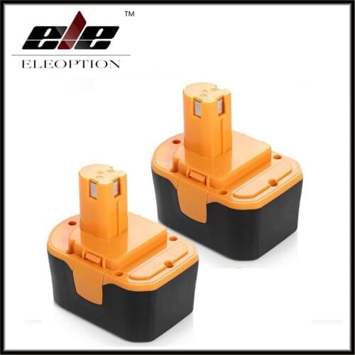 2 PCS 14.4V 2000mAh Ni-CD Power Tool Battery For RYOBI 130281002 RY62 RY6200 RY6201 RY6202 STPP-1441 14.4 Volt