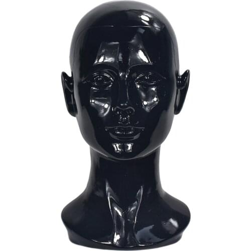 New High Quality Realistic Female Mannequin Head PVC Display Wig Jewelry And Hat Glasses Headset Women Model Head