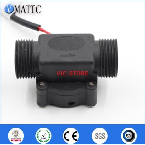 Free Shipping VC678-1 Plastic Water Magnetic Mounted Pa+gf Material Indicator Reed Switch Flow Sensor G3/4 Thread Flow Switch